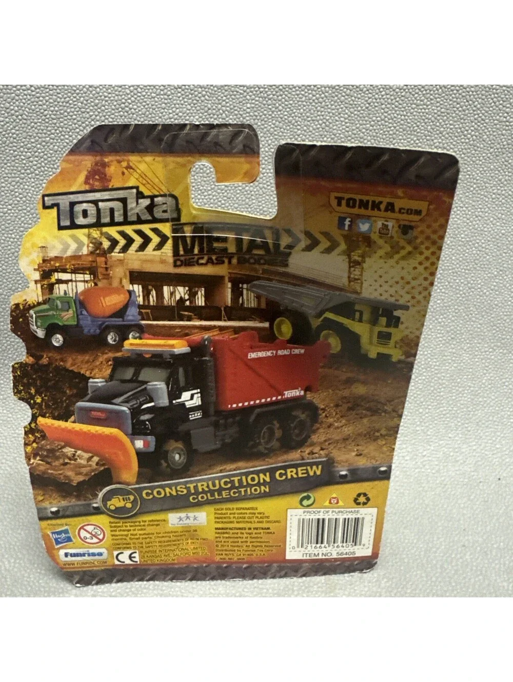Tonka Metal Construction Lot Of 2 Heavy Dump Truck & Pay Loader 1/64 Not Mint